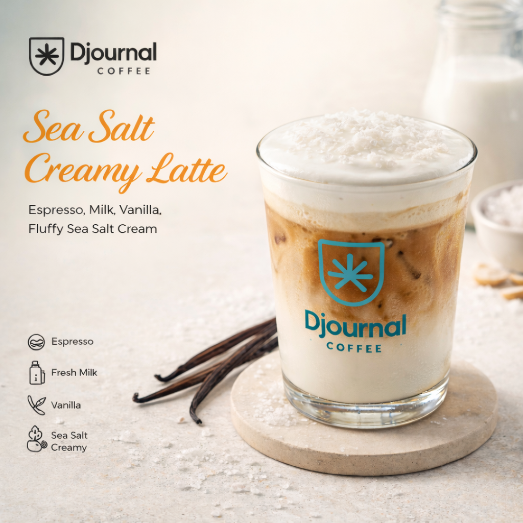 Sea Salt Creamy Latte Djournal Coffee